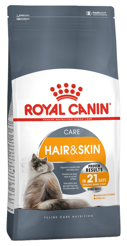 Royal Canin Thức Ăn Hạt Hỗ Trợ Da & Lông Cho Mèo Trưởng Thành Túi 2kg