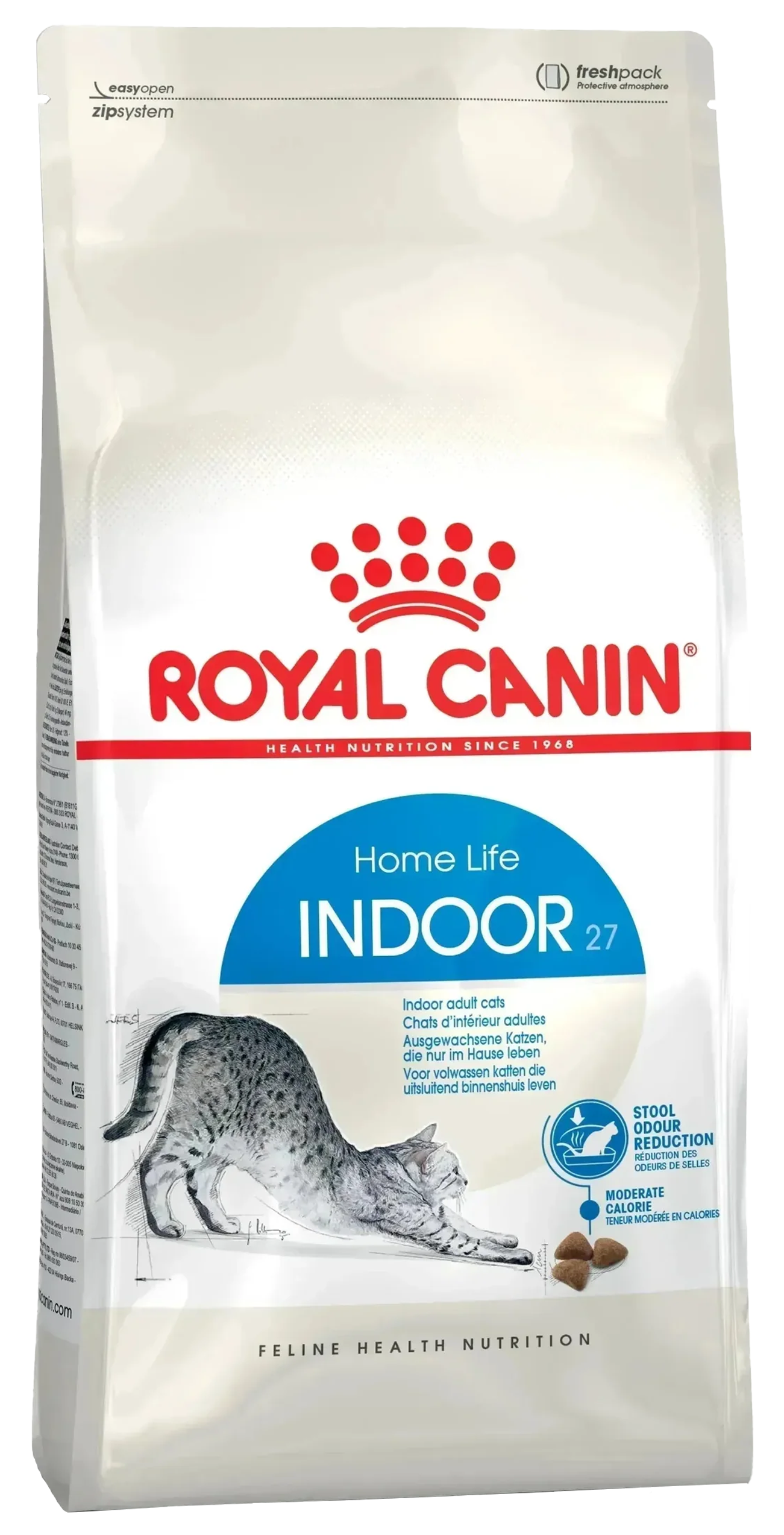 Royal Canin Indoor 27 Thức Ăn Hạt Cho Mèo Nuôi Trong Nhà Túi 400g