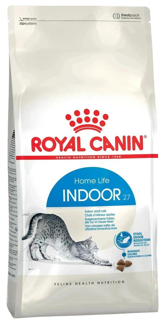 Royal Canin Indoor 27 Thức Ăn Hạt Cho Mèo Nuôi Trong Nhà Túi 2kg