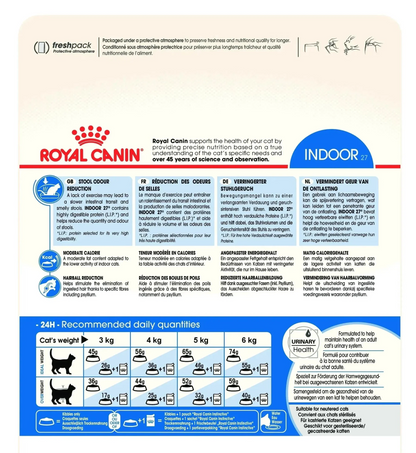 Royal Canin Indoor 27 Thức Ăn Hạt Cho Mèo Nuôi Trong Nhà Túi 400g