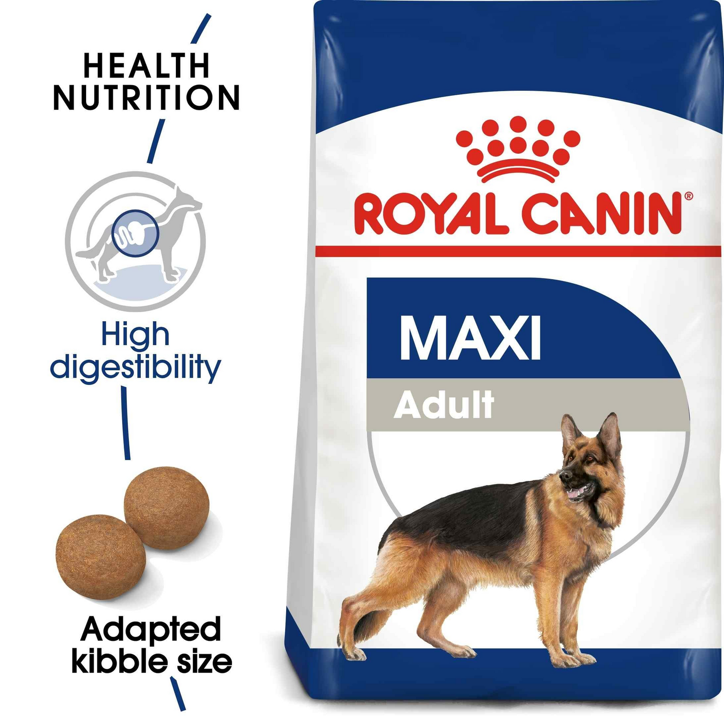 Royal Canin Maxi Thức Ăn Hạt Dành Cho Chó Lớn Trưởng Thành Túi 10kg