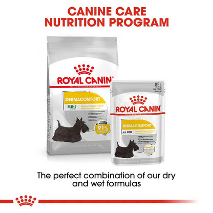 Royal Canin Mini Dermacomfort Thức Ăn Hạt Dành Cho Chó Da Nhạy Cảm 1kg