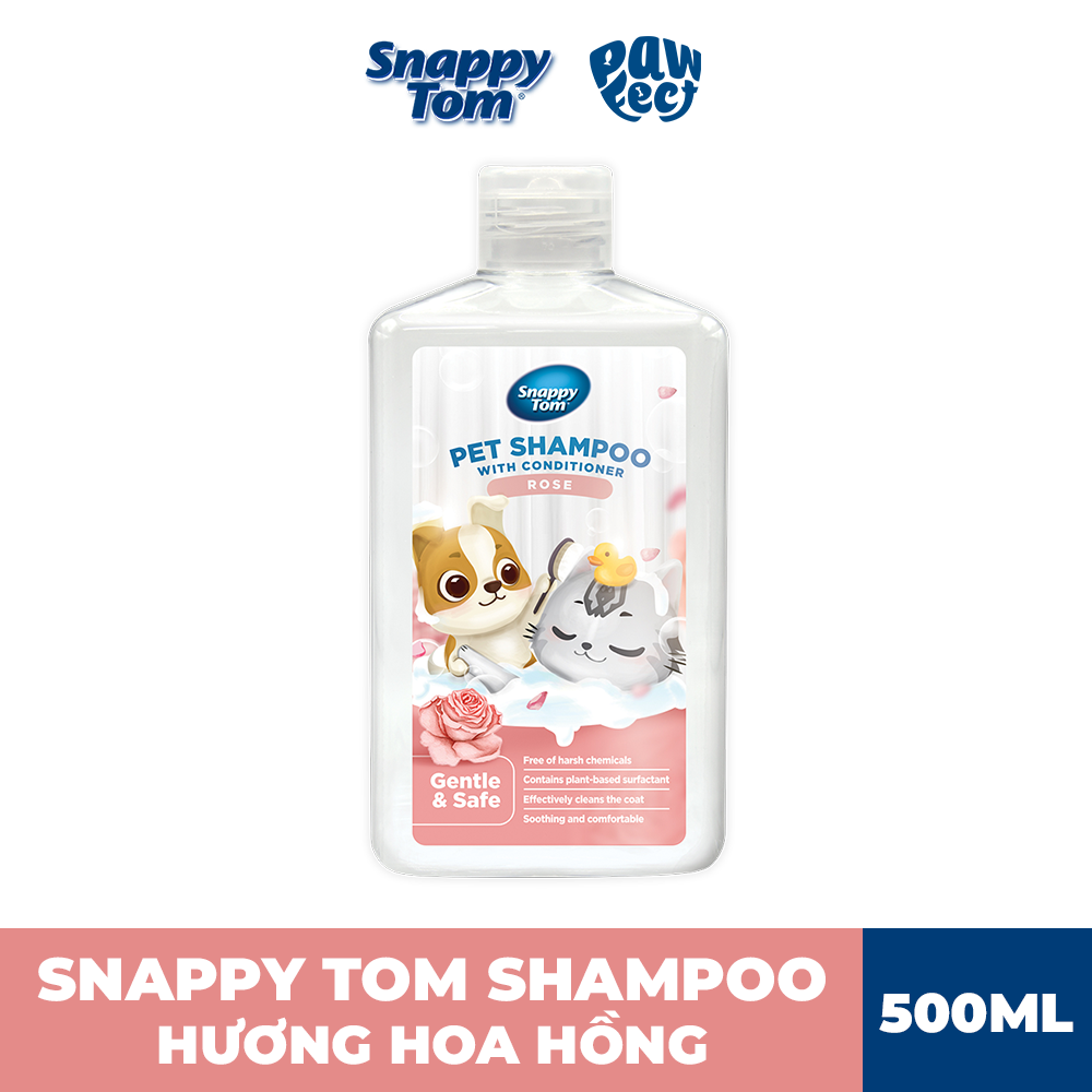 Snappy Tom Pet Shampoo With Conditioner Rose 500ml