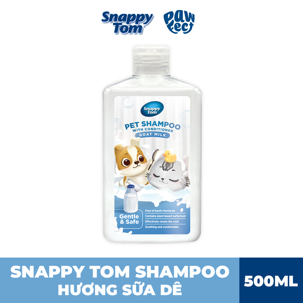 Snappy Tom Pet Shampoo With Conditioner Goat Milk 500ml