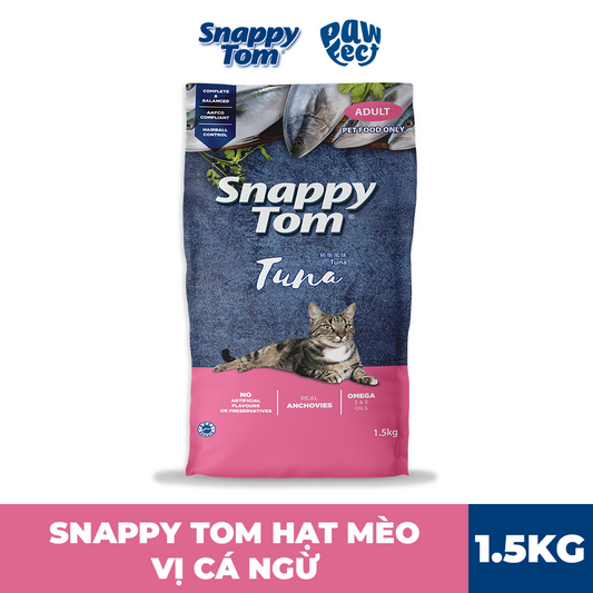 Snappy Tom Hạt 1.5kg Vị Cá Ngừ
