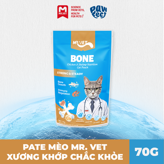 Mr. Vet Pate Cho Mèo 70g Bone