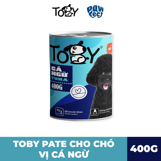 TOBY Pate Cho Chó 400g Vị Cá Ngừ