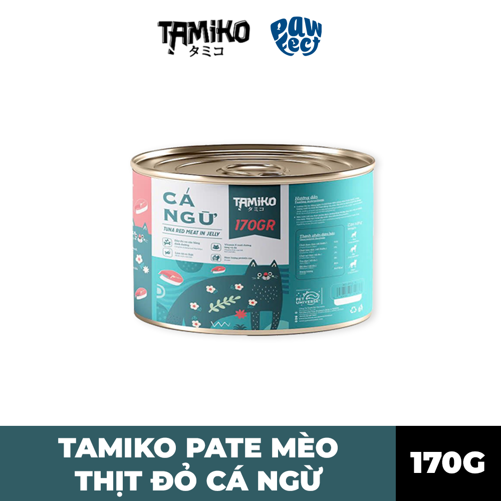 Tamiko Pate 170g Cho Mèo Vị Cá Ngừ