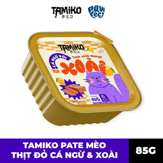 Tamiko Pate 85g Cho Mèo Vị Cá Ngừ & Xoài