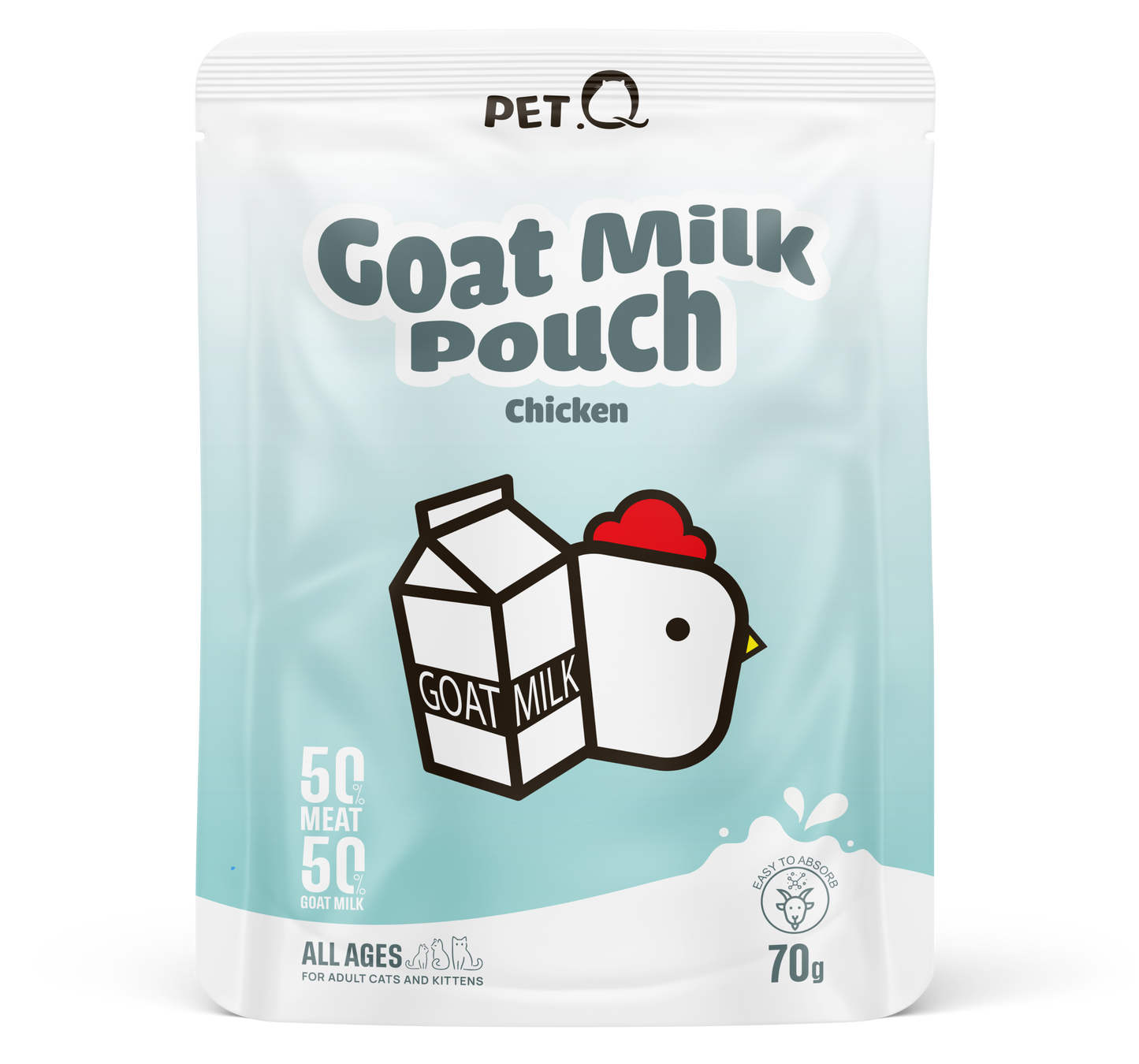 PetQ Pate Sữa Dê 70g Vị Gà