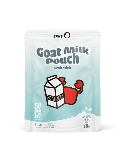 PetQ Pate Sữa Dê 70g Vị Thanh Cua