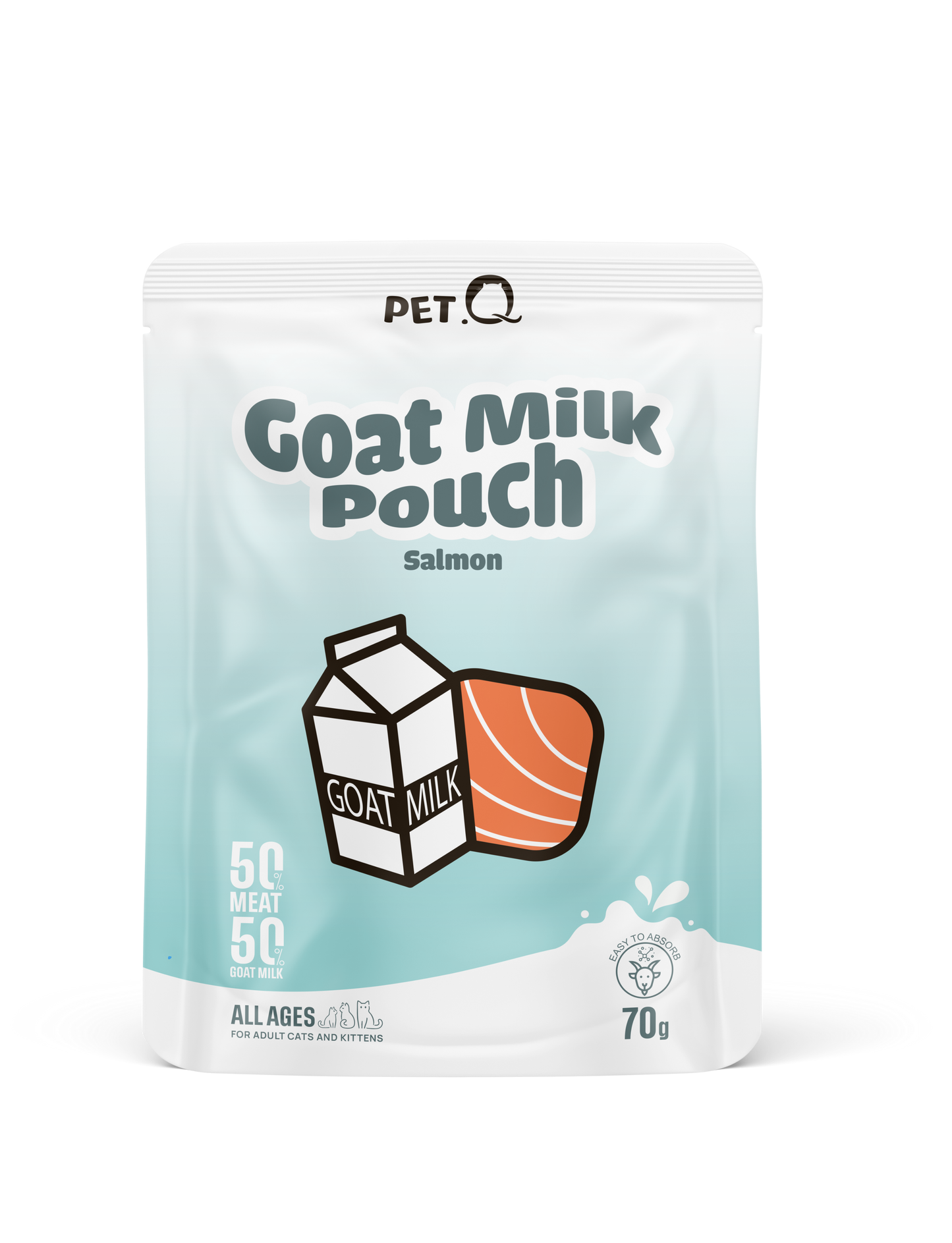 PetQ Pate Sữa Dê 70g Vị Cá Hồi