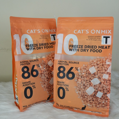 Soonsoo Cat's On Mix T Thức Ăn Hạt Cao Cấp Cho Mèo Thêm 10% Thịt Sấy Lạnh