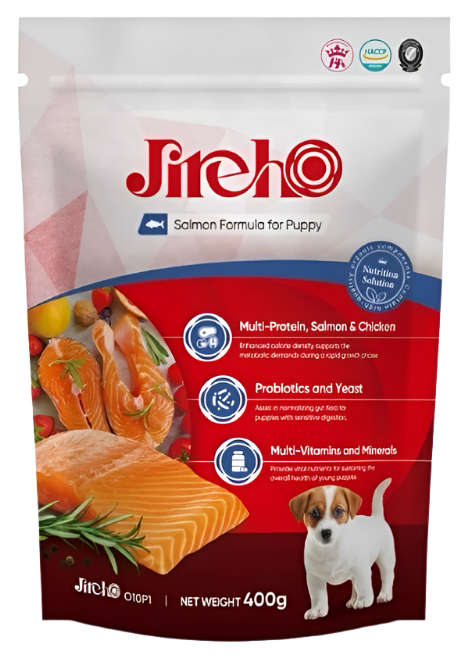 JIREHO DÀNH CHO CHÓ CON VỊ CÁ HỒI - Tiệm Spa Bốn Chân