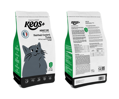 KEOS+ HAIRBALL CONTROL CHO MÈO VỊ CÁ NGỪ - Tiệm Spa Bốn Chân