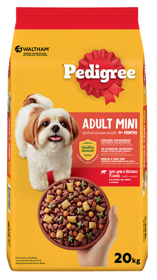 PEDIGREE DÀNH CHO CHÓ CỠ NHỎ VỊ CỪU & RAU CỦ - Tiệm Spa Bốn Chân