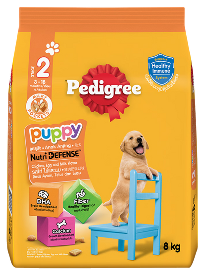 PEDIGREE STAGE 2 DÀNH CHO CHÓ CON VỊ GÀ, TRỨNG & SỮA - Tiệm Spa Bốn Chân