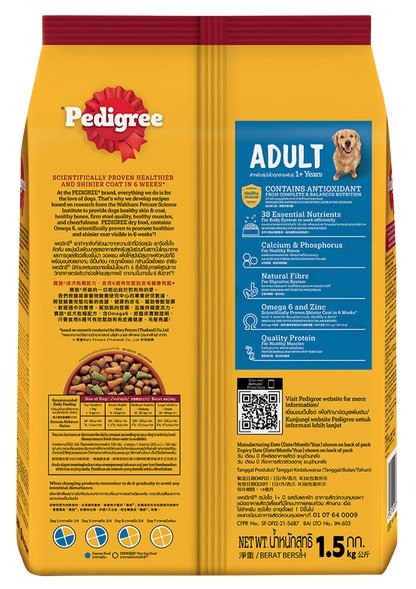 PEDIGREE DÀNH CHO CHÓ TRƯỞNG THÀNH VỊ GAN & RAU CỦ - Tiệm Spa Bốn Chân