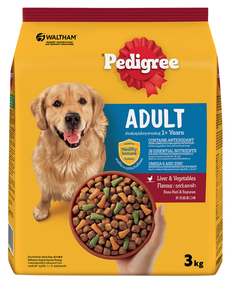 PEDIGREE DÀNH CHO CHÓ TRƯỞNG THÀNH VỊ GAN & RAU CỦ - Tiệm Spa Bốn Chân