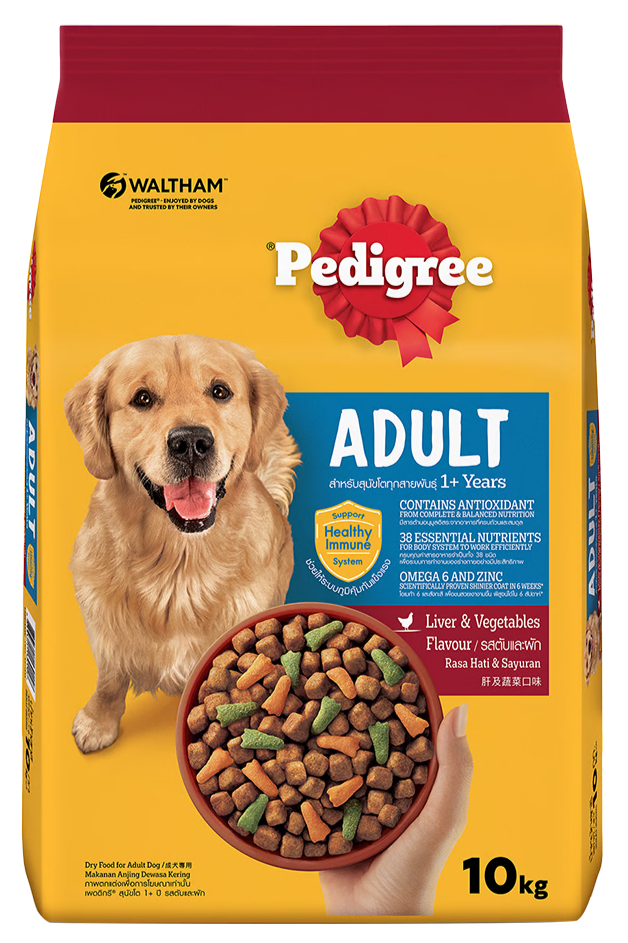 PEDIGREE DÀNH CHO CHÓ TRƯỞNG THÀNH VỊ GAN & RAU CỦ - Tiệm Spa Bốn Chân