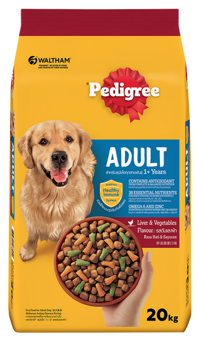 PEDIGREE DÀNH CHO CHÓ TRƯỞNG THÀNH VỊ GAN & RAU CỦ - Tiệm Spa Bốn Chân