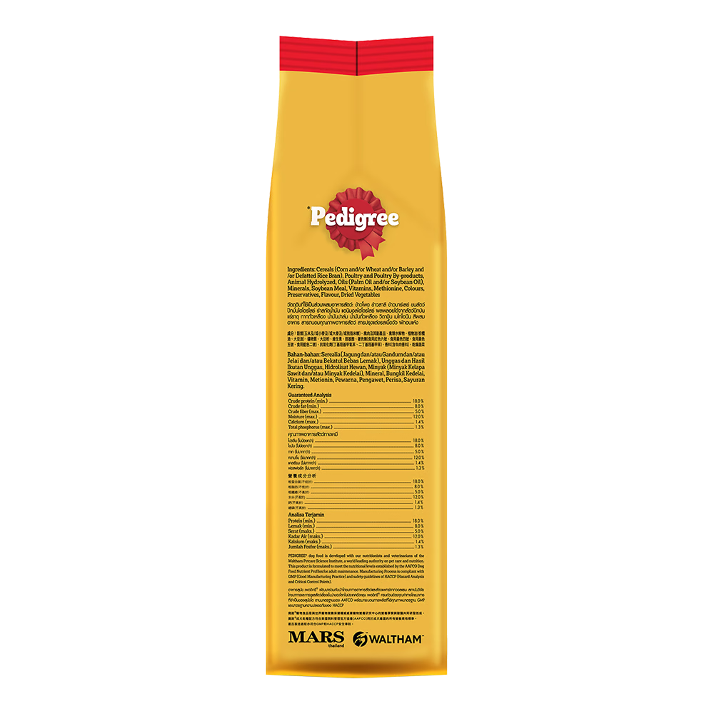 PEDIGREE DÀNH CHO CHÓ TRƯỞNG THÀNH VỊ BÒ & RAU CỦ - Tiệm Spa Bốn Chân