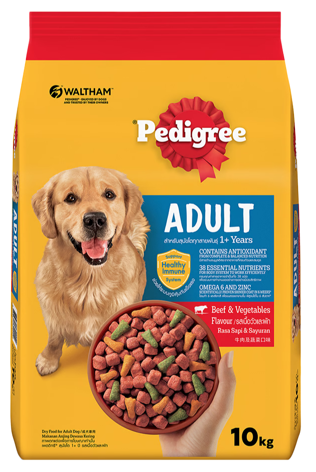 PEDIGREE DÀNH CHO CHÓ TRƯỞNG THÀNH VỊ BÒ & RAU CỦ - Tiệm Spa Bốn Chân