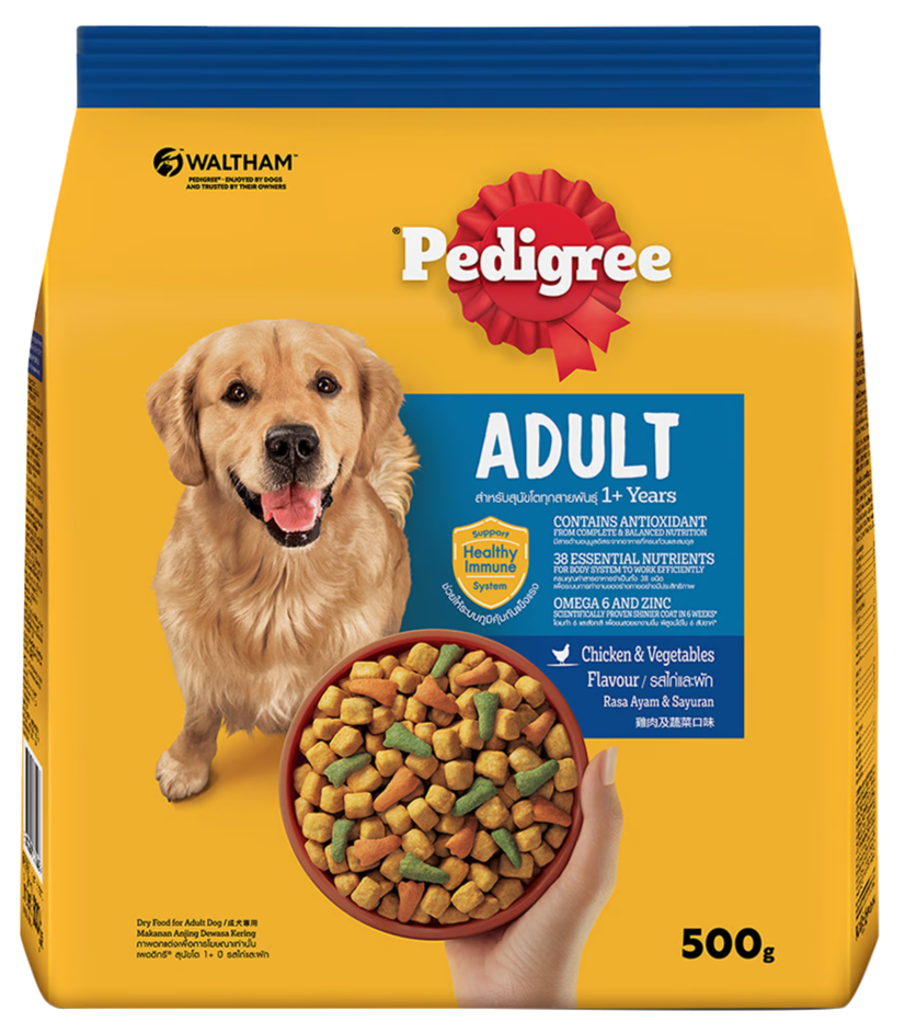 PEDIGREE DÀNH CHO CHÓ TRƯỞNG THÀNH VỊ GÀ & RAU CỦ - Tiệm Spa Bốn Chân