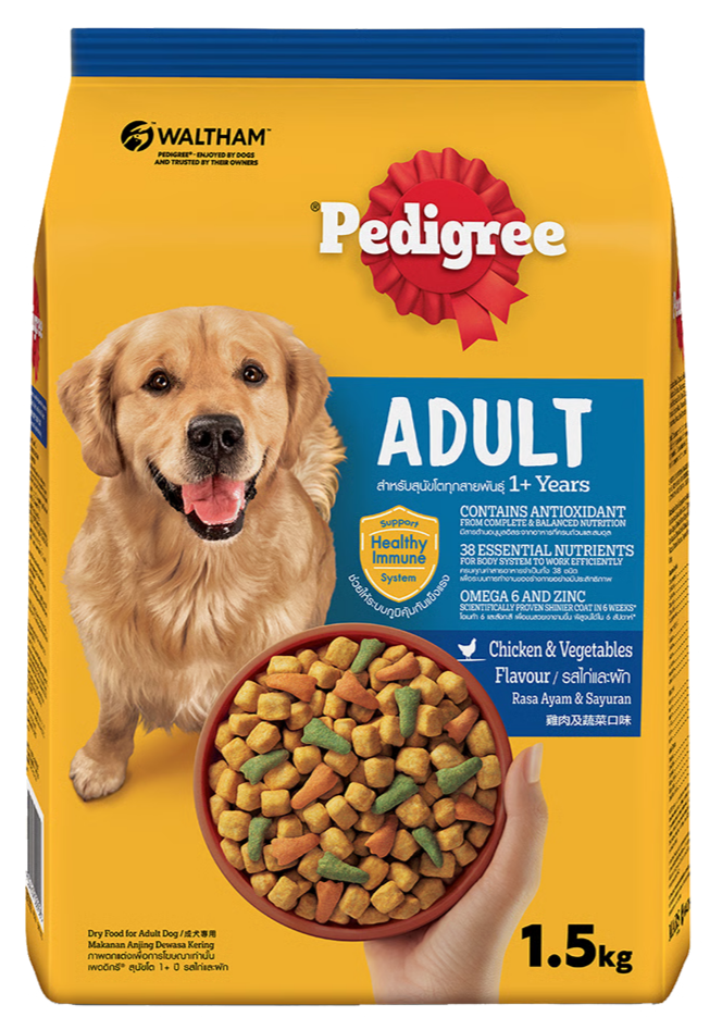 PEDIGREE DÀNH CHO CHÓ TRƯỞNG THÀNH VỊ GÀ & RAU CỦ - Tiệm Spa Bốn Chân