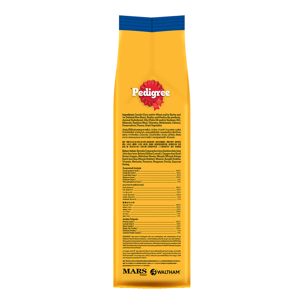 PEDIGREE DÀNH CHO CHÓ TRƯỞNG THÀNH VỊ GÀ & RAU CỦ - Tiệm Spa Bốn Chân