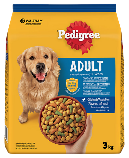 PEDIGREE DÀNH CHO CHÓ TRƯỞNG THÀNH VỊ GÀ & RAU CỦ - Tiệm Spa Bốn Chân