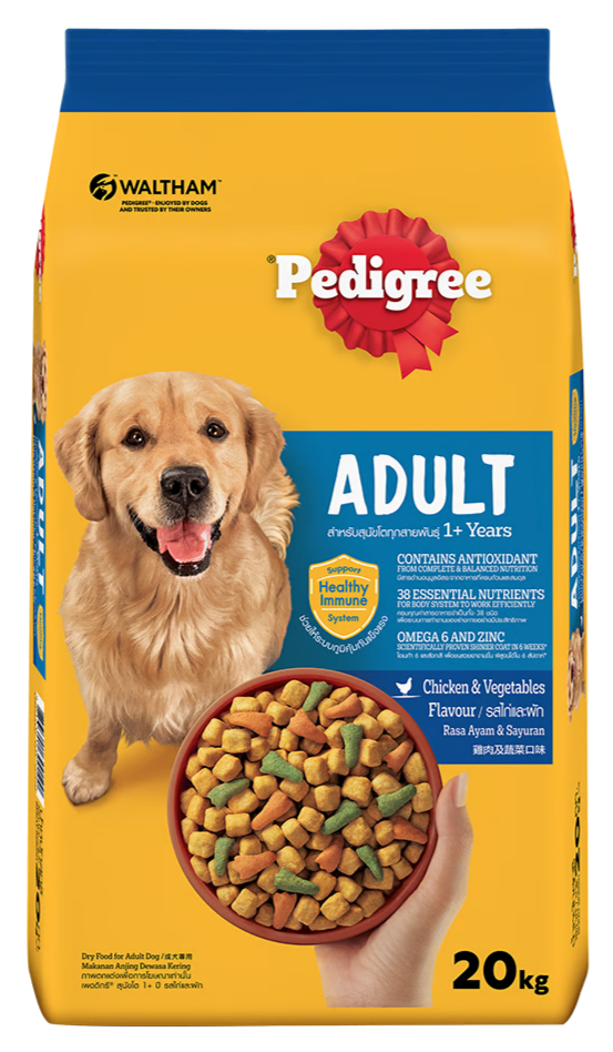 PEDIGREE DÀNH CHO CHÓ TRƯỞNG THÀNH VỊ GÀ & RAU CỦ - Tiệm Spa Bốn Chân