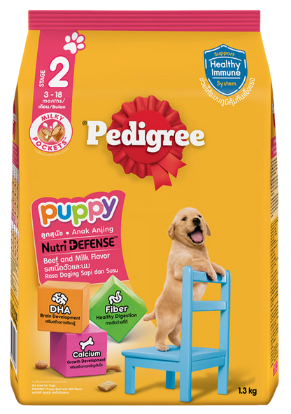 PEDIGREE STAGE 2 DÀNH CHO CHÓ CON VỊ BÒ & SỮA - Tiệm Spa Bốn Chân