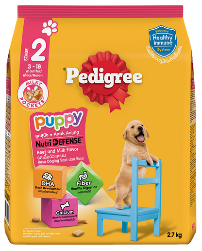 PEDIGREE STAGE 2 DÀNH CHO CHÓ CON VỊ BÒ & SỮA - Tiệm Spa Bốn Chân