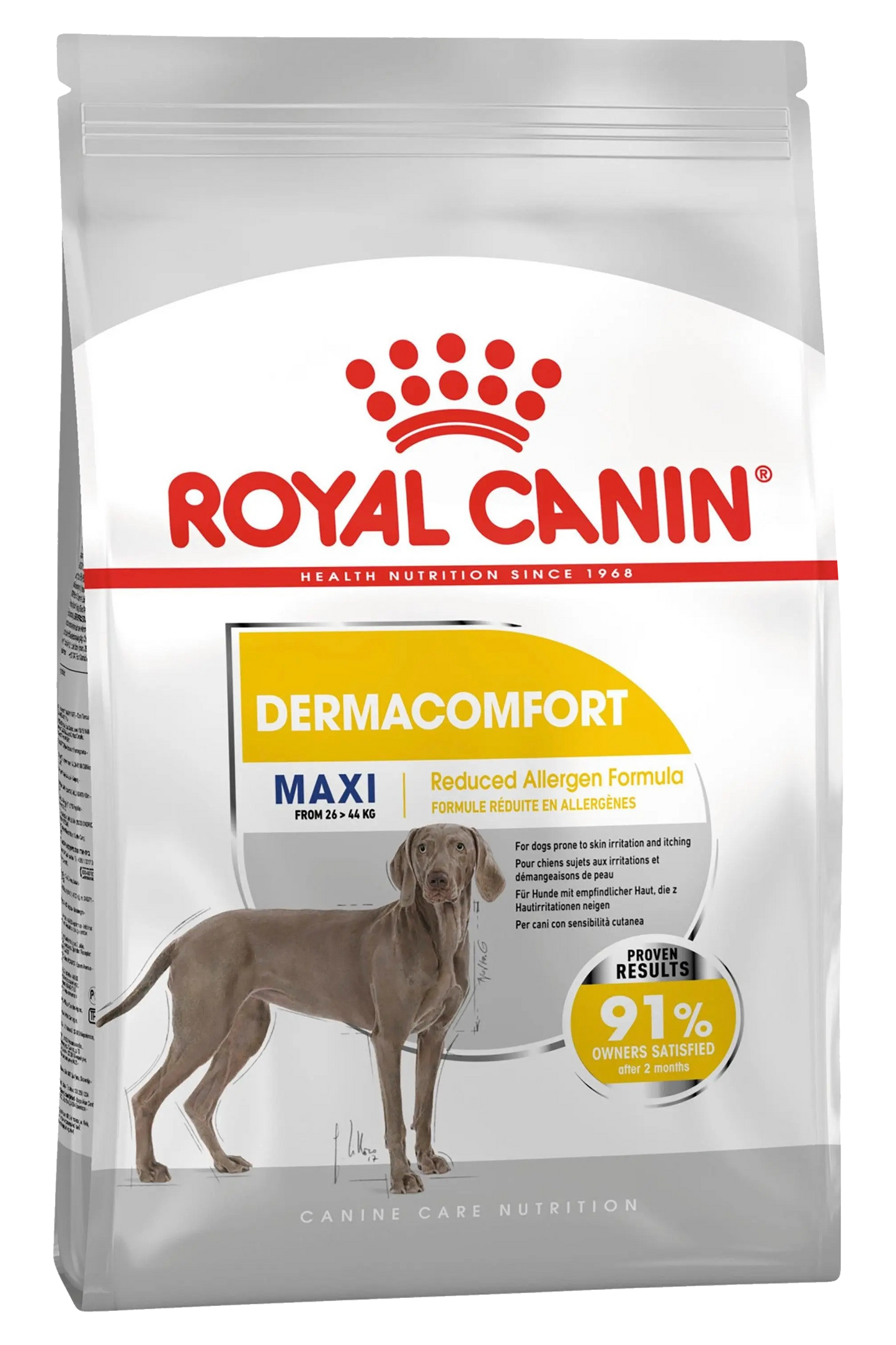 Royal Canin Maxi Dermacomfort Thức Ăn Hạt Dành Cho Chó Da Nhạy Cảm Túi 1kg