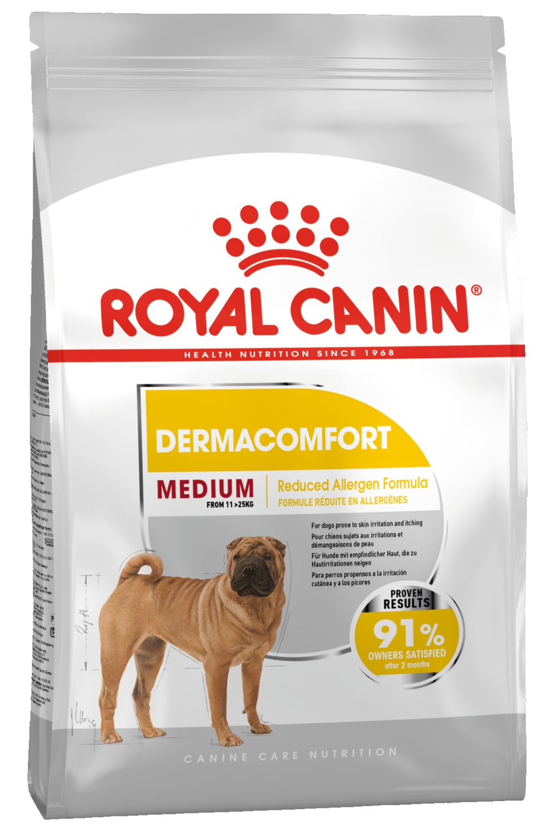 Royal Canin Medium Dermacomfort Thức Ăn Hạt Dành Cho Chó Da Nhạy Cảm Túi 1kg