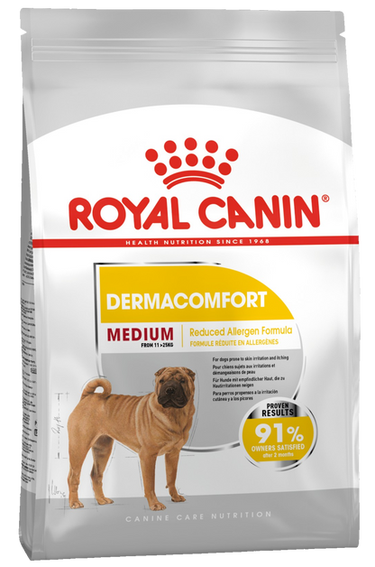 Royal Canin Medium Dermacomfort Thức Ăn Hạt Dành Cho Chó Da Nhạy Cảm Túi 1kg