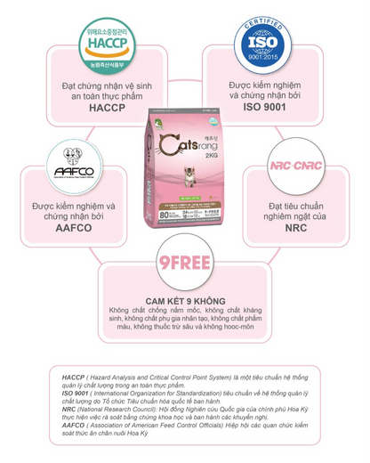 Catsrang Thức Ăn Hạt Dành Cho Mèo Con Túi 2 kg