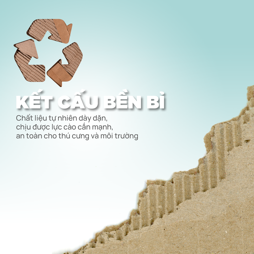 PetQ Nhà Cho Mèo Hình Sữa Hộp